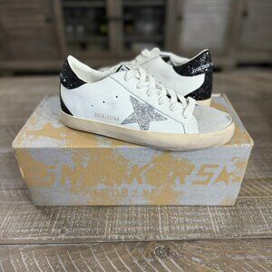 Golden Goose Super-Star - Silver Star Size - 11us women / 41eu